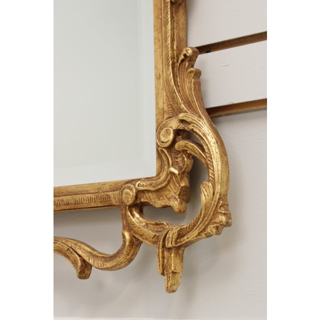 Friedman Brothers Gold Finish Ornate Mirror For Sale - Image 9 of 12