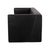 Visavis Leather Three-Seater Black Sofa by Brühl For Sale - Image 12 of 13