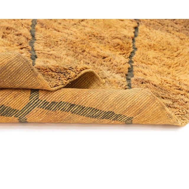 Large Hand-Knotted Wool Rug by Azele Studio For Sale - Image 6 of 10