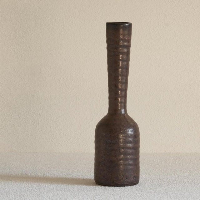 Freeform Studio Pottery Vase, 1960s For Sale - Image 4 of 8