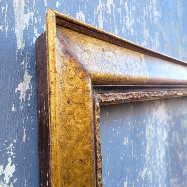 Antique Lacquered Wooden Frame, 1600s For Sale - Image 11 of 15