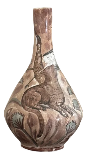 Large Mid-20th Century Mexican Tonalá Pottery Vase
