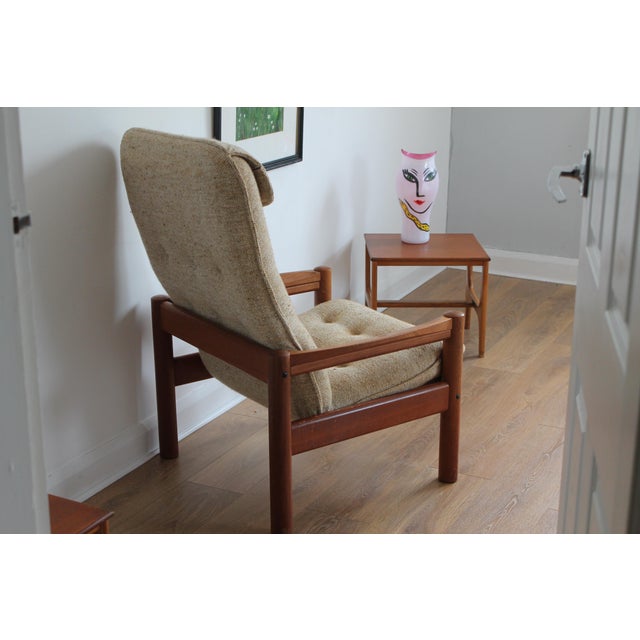 Vintage Danish Lounge Chair from Domino Mobler, 1970s For Sale - Image 12 of 13
