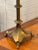 Pair of Brass Altarsticks With Petal-Shaped Tripod Bases For Sale - Image 4 of 7