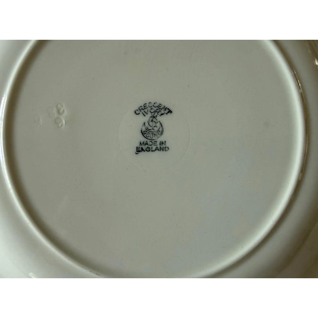 Set of 7 Vintage George Jones & Sons Crescent Hand Painted Salad Plates For Sale - Image 9 of 11