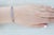 Metal Cardow Tanzanite Diamond Bangle Bracelet 14k Yellow Gold 7" For Sale - Image 7 of 8