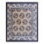 1920s Ivory and Blue Dragon Roundels Antique Chinese Baotou Room Size Rug For Sale