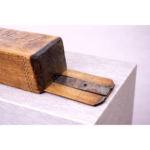 Antique Swedish Folk Art Birch Box with Sliding Lid, 1752 For Sale - Image 6 of 9