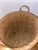 American Antique American Hand-Woven Splint Wood Gathering Basket For Sale - Image 3 of 10