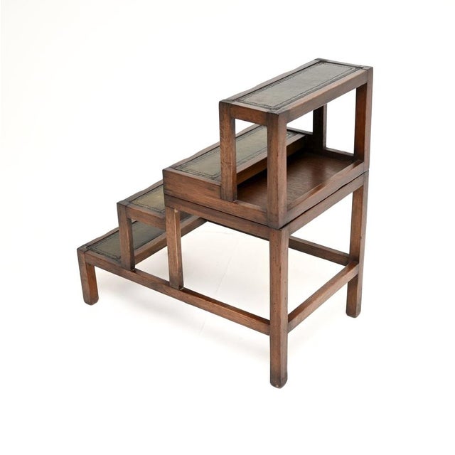 1930s Georgian Metamorphic Library Steps, 1930s For Sale - Image 5 of 13