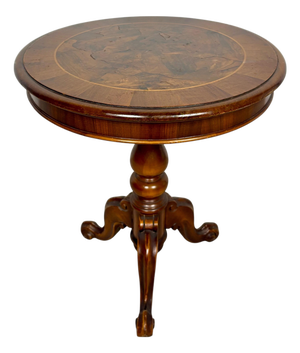Round Occasional Table With Inlaid Top, 1930s