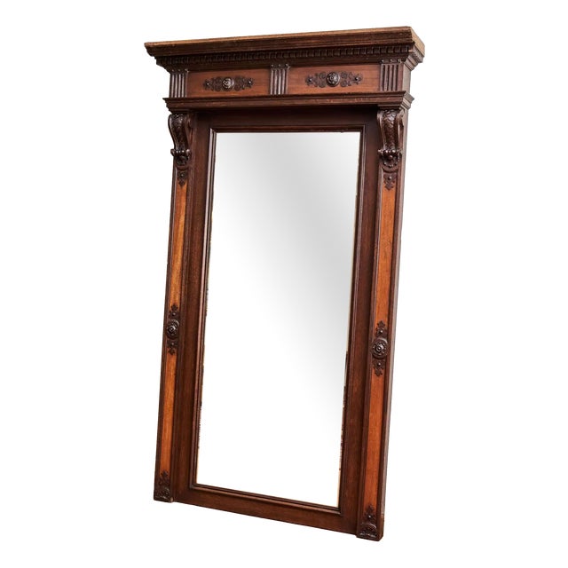 Monumental Mirror in Neo-Renaissance Style For Sale