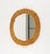 Brown Mid-Century Round Rattan and Wicker Wall Mirror in the style of Vivai del Sud, Italy, 1970s For Sale - Image 8 of 11