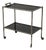 Vintage Service Trolley in Aluminium and Glass, Italy, 1960s For Sale