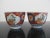 Japanese Japanese Imari Arita Porcelain Flower Rice or Sake Cup Set of 2 For Sale - Image 3 of 9