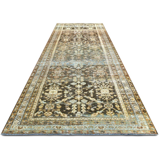 1940s 1940s Persian Mahal Runner For Sale - Image 5 of 6