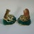 Green Rare Pair Staffordshire Lion and Lioness Figures For Sale - Image 8 of 15