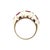 14k Yellow Gold Oval Ruby & Natural Diamond Dome Design Ring, Size 6 For Sale In New York - Image 6 of 9
