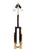 Pair Very impressive Table lamps . Hollywood Regency in style . The design consists of a square structure of rectangular...