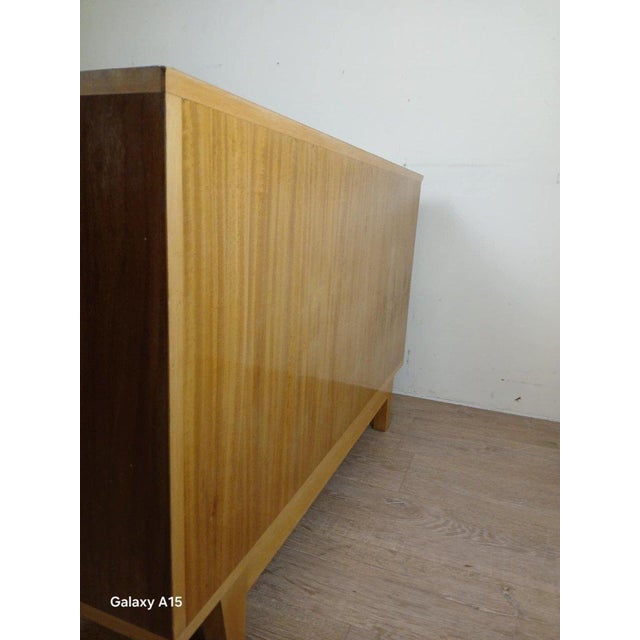 1930s Art Deco Corner Buffet in Light Wood by Jules Leleu, 1930s For Sale - Image 5 of 10