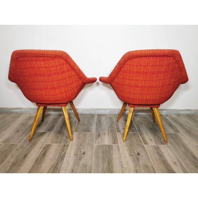 Set of Shell Armchairs by Miroslav Navratil, 1960s For Sale - Image 18 of 18