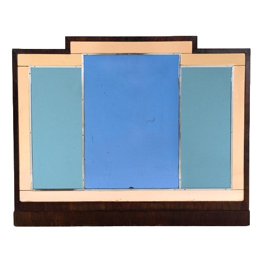 Art Deco English Restaurant Mirror, 1920s For Sale