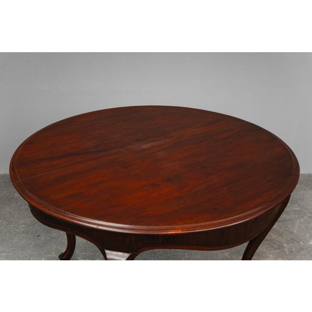 Art Nouveau Table in Mahogany For Sale - Image 5 of 13