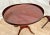 Vintage Mersman Accent Oval Side Tables, Lyre Harp Base, Mahogany Set of Two For Sale - Image 9 of 18
