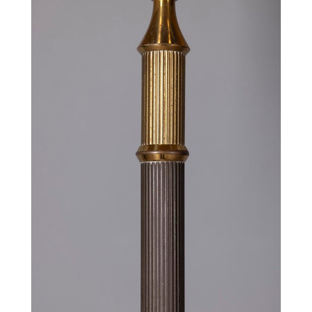 Vintage Italian Floor Lamp in Marble and Brass, 1950s For Sale - Image 6 of 10