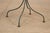 Metal Vintage Wrought Iron Round Patio Table And Four Chairs Set For Sale - Image 7 of 18