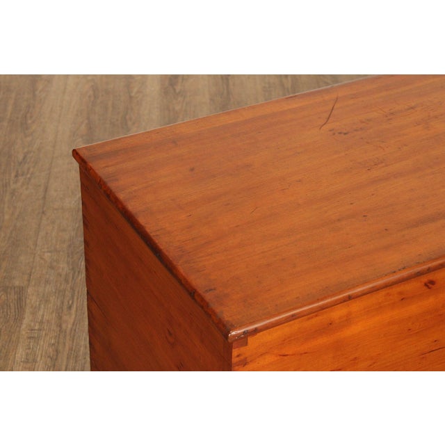 Antique Chippendale Style Blanket Chest For Sale - Image 10 of 12