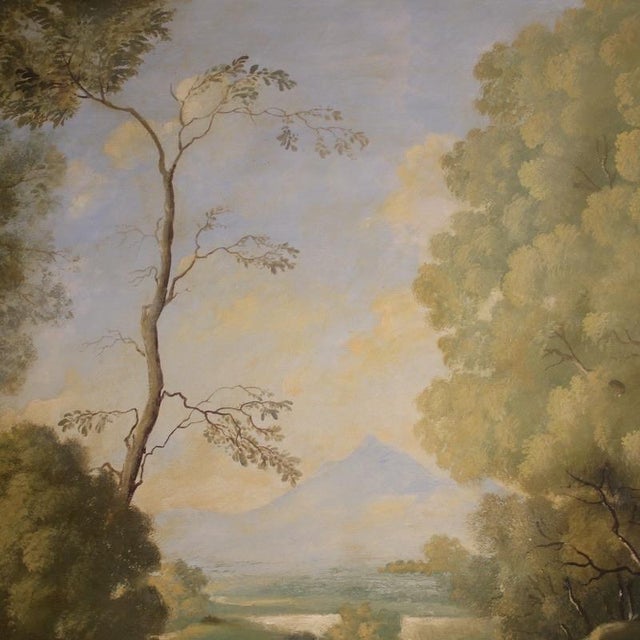 Italian Artist, Landscape, 1950, Oil on Masonite For Sale - Image 14 of 15