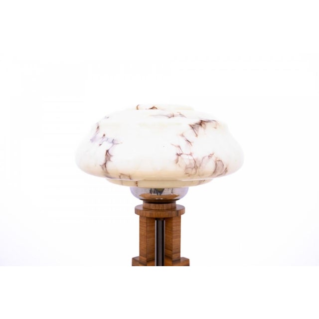20th Century Art Deco Table Lamp, Poland, 1950s For Sale - Image 6 of 9