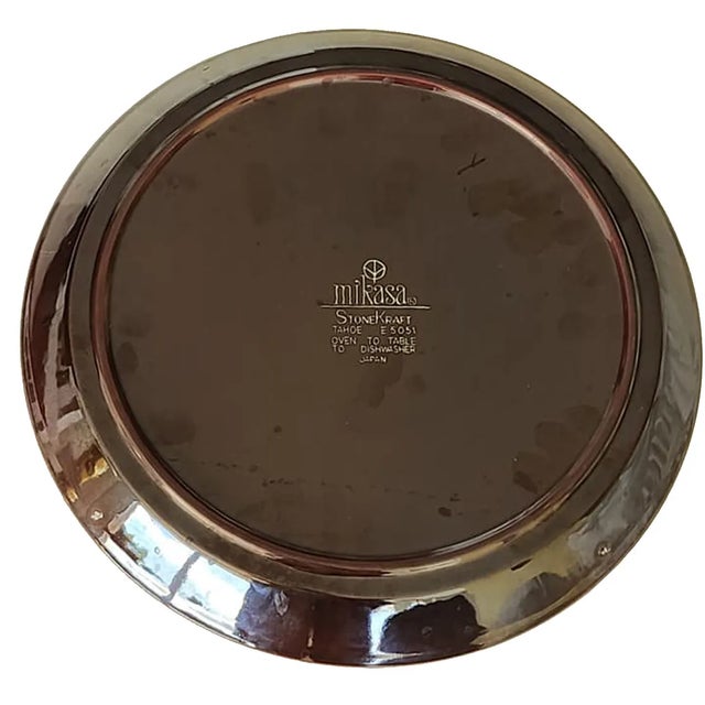 Ceramic Vintage Mikasa Platter in Tahoe Pattern For Sale - Image 7 of 8