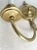 Vintage Neoclassical Style Solid Brass Wall Sconce 2 Light Arm Urn Design For Sale - Image 4 of 6