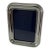 Quality Tarnish-Proofed Silver Plated Photo Frame, Wide Plain For Sale