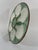 1930s French Longchamp Green and White Majolica Oyster Plate For Sale - Image 10 of 14