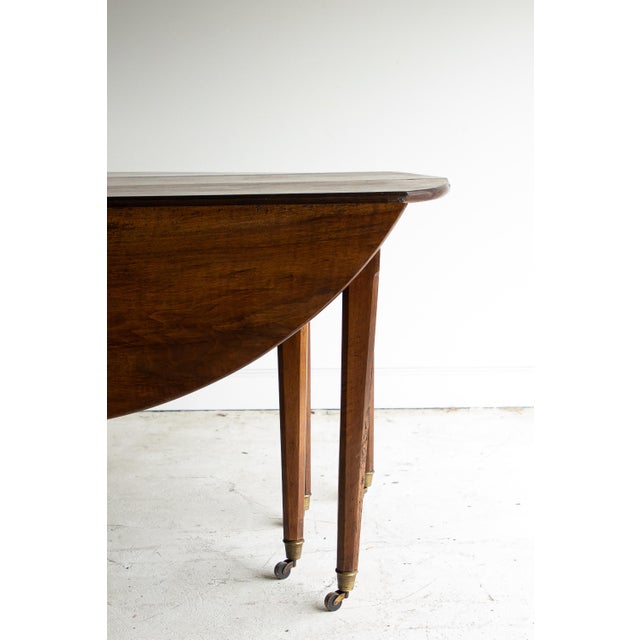 18th Century Drop Leaf Directoire Dining Table For Sale - Image 4 of 5