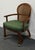 Century Furniture Century Furniture Solid Cherry French Regency Revival Cane Back Game Arm Chair For Sale - Image 4 of 9