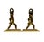 Vintage Baldwin Solid Brass Minuteman Colonial Soldier Bookends Pair Usa. For Sale - Image 4 of 7