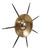 Sun-Shaped Wall Light Sculpture attributed to Gio Ponti for Lumi, 1950s For Sale