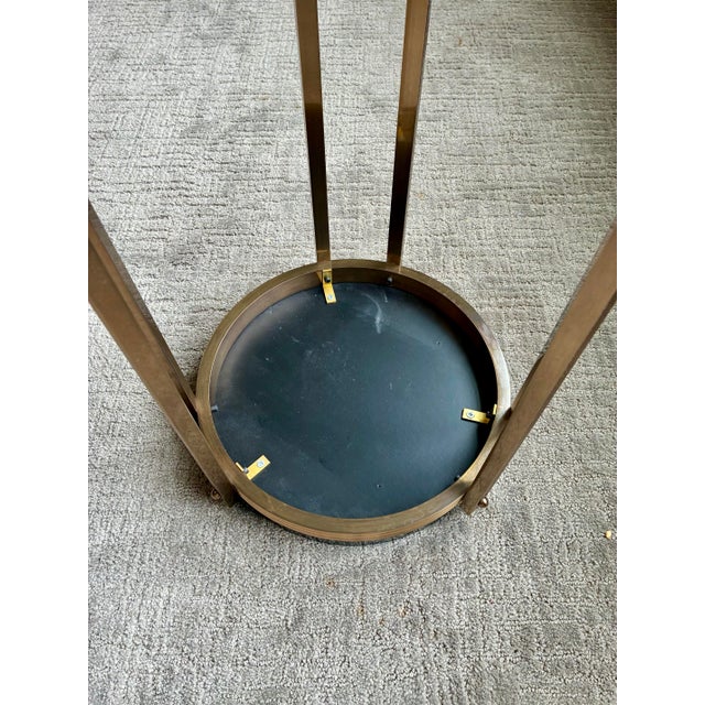 Baker Furniture Company Attributed Baker Furniture Laura Kirar Collection “Gandt” Side Table For Sale - Image 4 of 5
