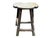 1970s Vintage Rustic Unique Shape Four Legs Wood Stool Side Table For Sale - Image 5 of 16