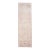 1970s Vintage Handmade Wool Cotton Pink Runner Rug For Sale