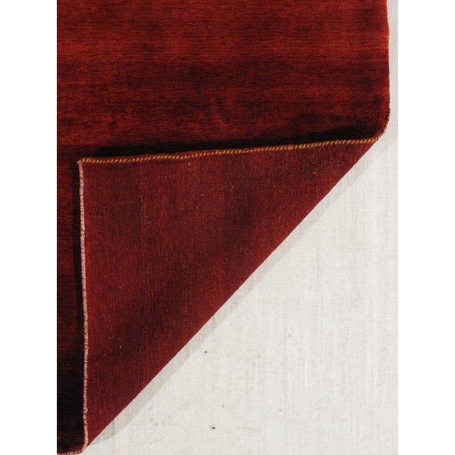 1980s Hand-Knotted Gabbeh Rug 8'8" X 11'6" For Sale In Washington DC - Image 6 of 6