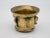 1900 - 1909 Antique Vintage Brass Mortar and Pestle For Sale - Image 5 of 6