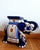Blue Ceramic Elephant Plant Stand, 1950s For Sale - Image 3 of 7