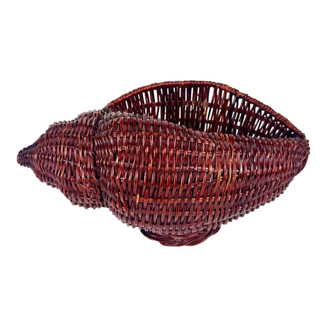 Vintage Wicker Shell For Sale