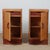 Brown English Maple and Walnut Bedside Tables, 1930, Set of 2 For Sale - Image 8 of 8