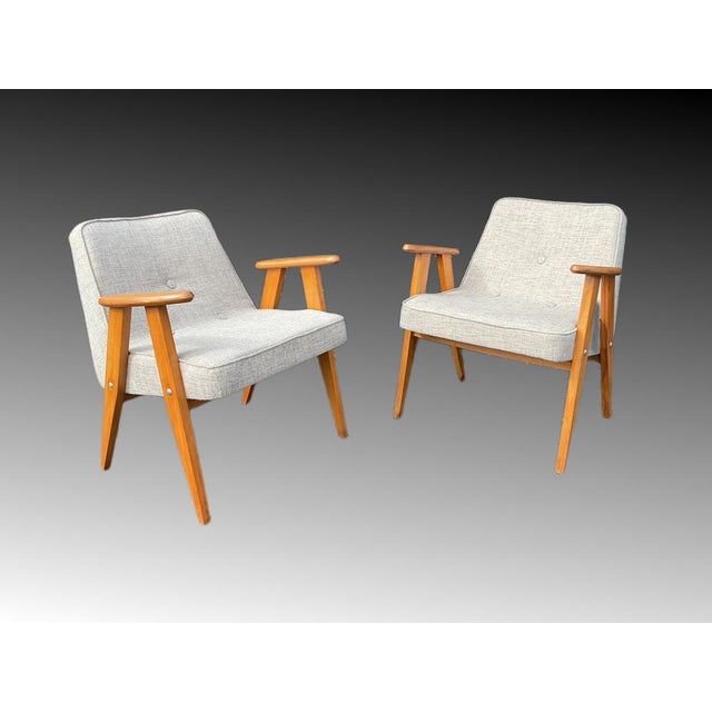 Set of 366 Easy Chairs by Jozef Marian Chierowski, 1960 For Sale - Image 16 of 16